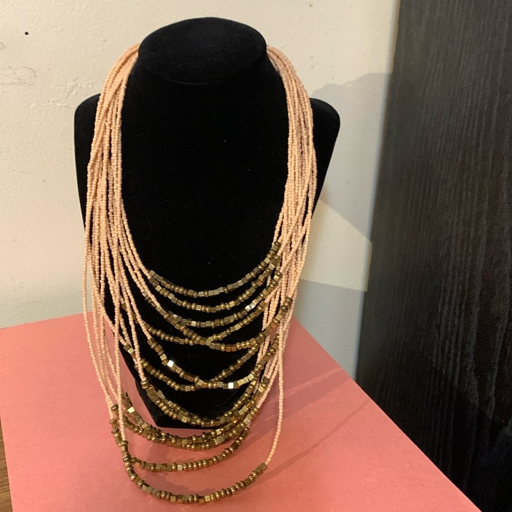 Beautiful multi layered necklace, 18”